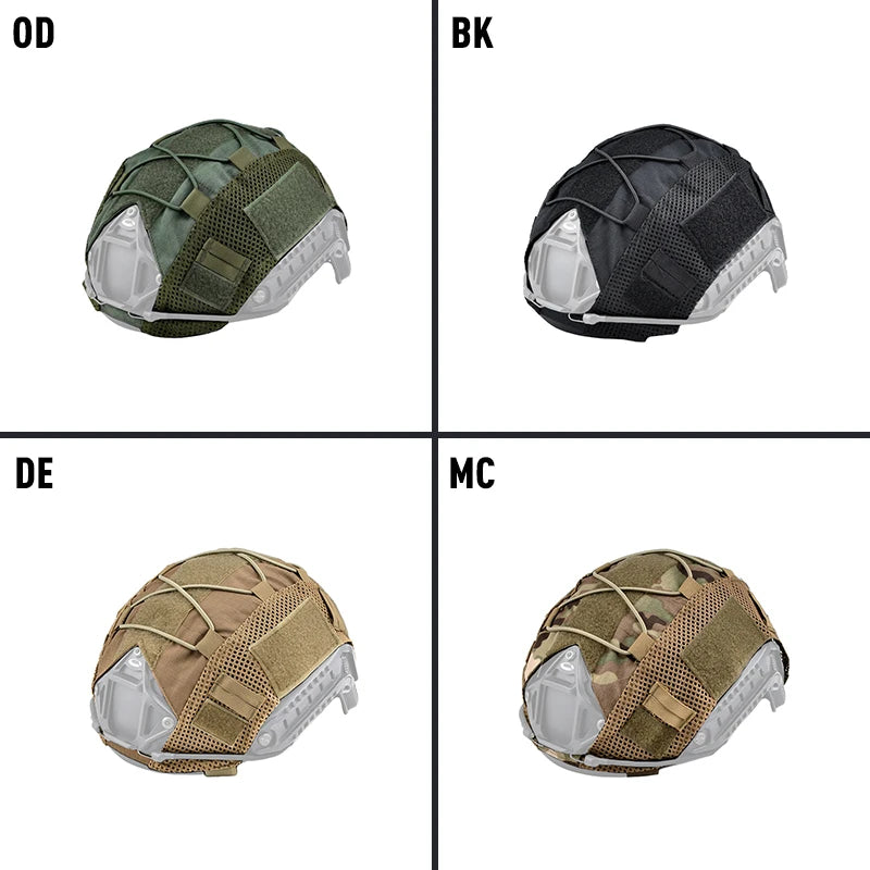 Tactical Fast Helmet Cover Quick Fixing Of Signal Lights Wadsn Nylon Protective Helmets Covers Fit Outdoor Hunting Activities