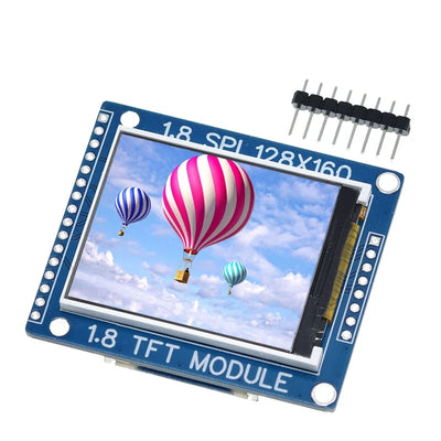 DIYTZT 1.8 Inch Serial SPI TFT LCD Module Display PCB Adapter IC 128x160 Dot Matrix 3.3V 5V IO Inerface Cmmpatible For Arduino