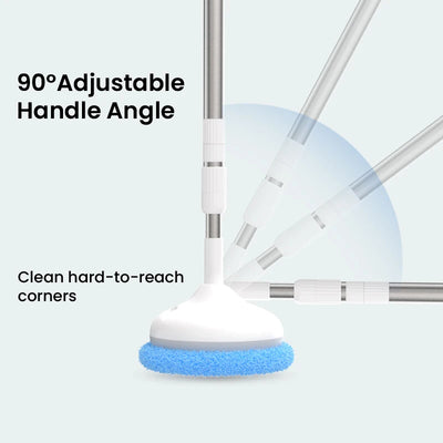 Household Wireless Electric Cleaner Waterproof Brush Portable Cleaning Tool for Window Car Clean with Replaceable Cleaning Mop