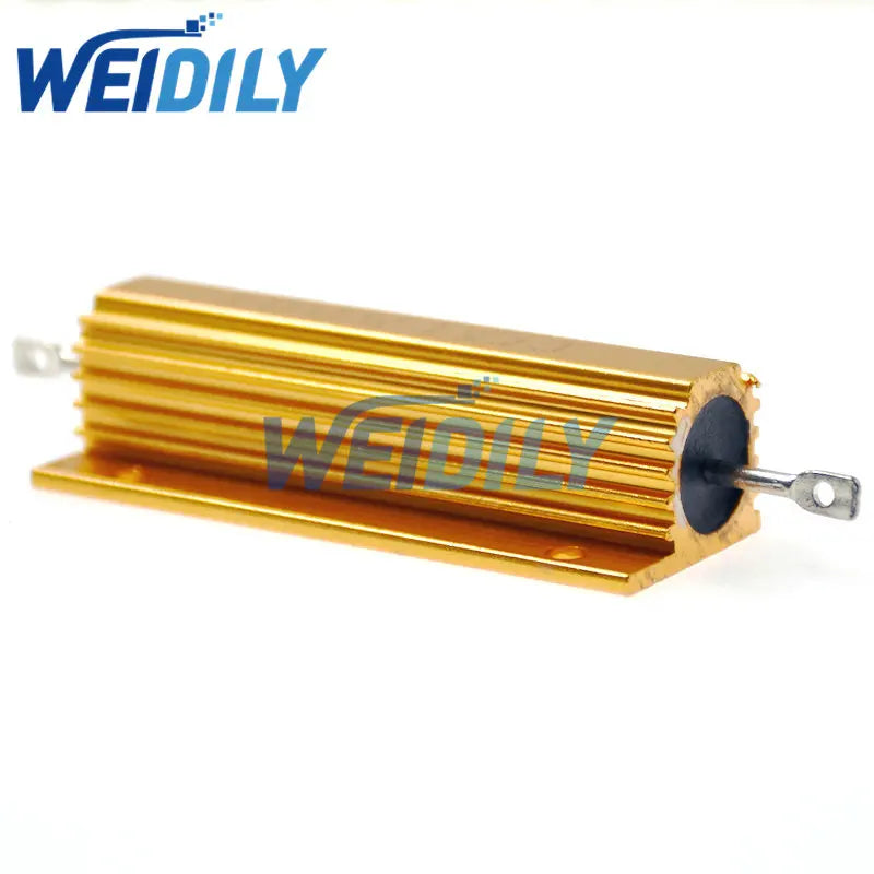 100W Aluminum Power Metal Shell Case Wirewound Resistor RX24 0.01 ~ 100K 0.05 0.1 0.5 1 2 4 6 8 10 20 100 150 200 500 1K 10K ohm