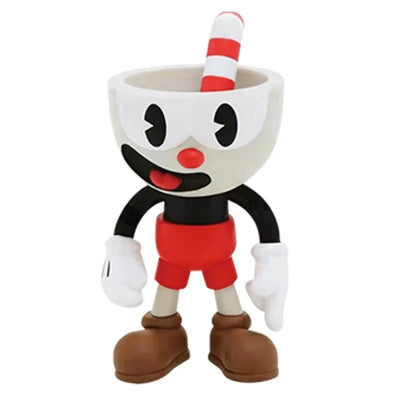 9-10cm 6pcs/Lot Cuphead Mugman The Chalice PVC Action Figure Model Toys Cute Cartoon Doll Gifts For Kid Children Christmas