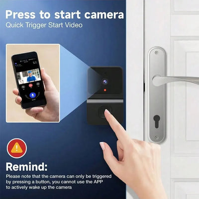 Z30 Wireless Doorbell Camera With Chime Smart Home Security Video Intercom Night Vision WiFi Smart Door Bell Audio