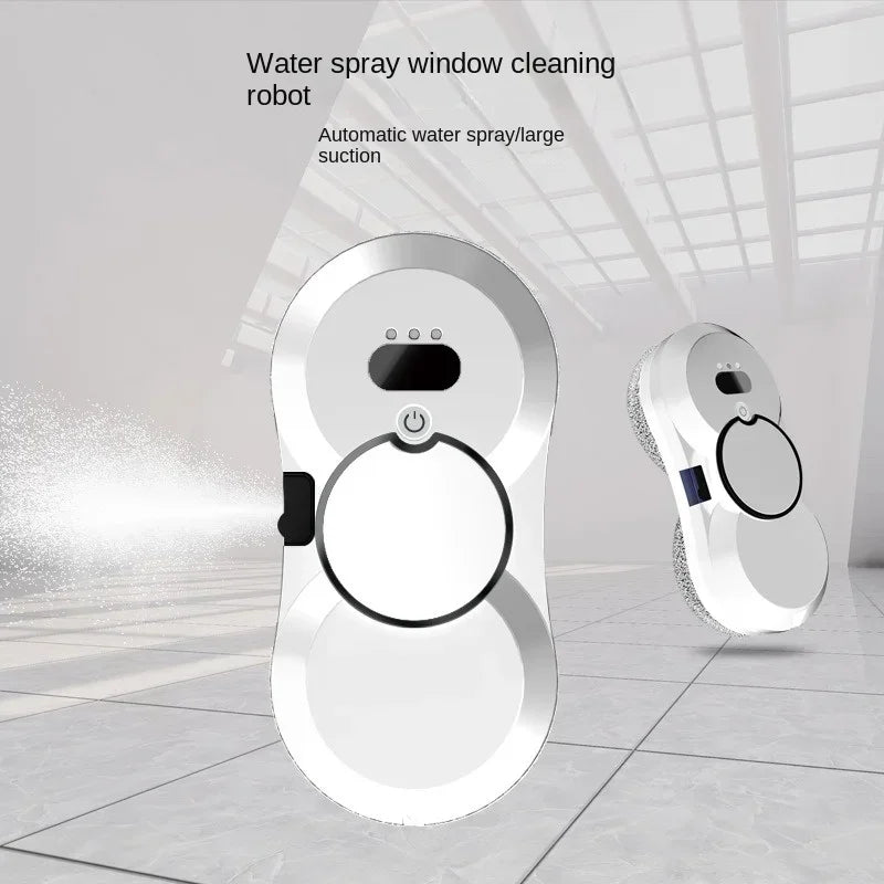 Automatic Water Spraying All Electric Remote Control Intelligent Glass Cleaning Robot Window Cleaner Robot  Window Washer