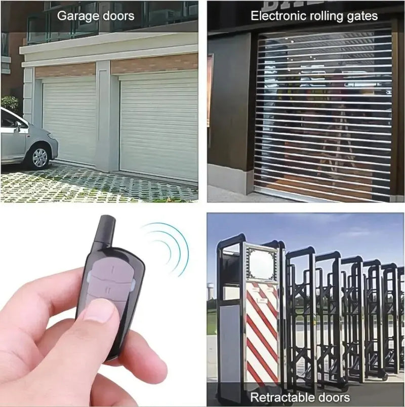 Garage Remote Control Duplicator 433mhz Gate Door Commands Opener 433 92mhz Electric Rolling Code Clone Access Portal Fixed Code