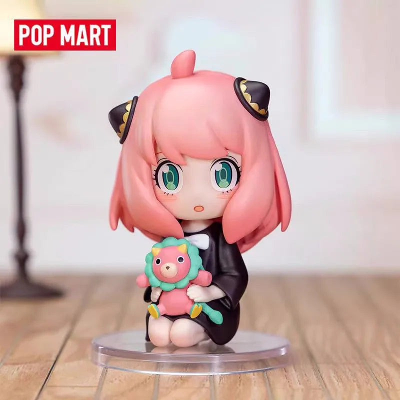 POP MART Spy X Family Anya Series Blind Box Toys Cute Figures Doll Mystery Box Kawaii Model Surprise Bag for Girls Birthday Gift