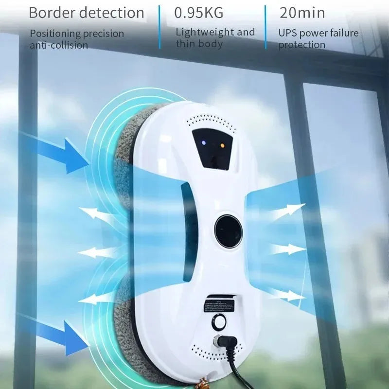 Window Cleaning Robot Intelligent Window Washer Robot Vacuum Cleaner Window Cleaner Electric Glass With Remote Control