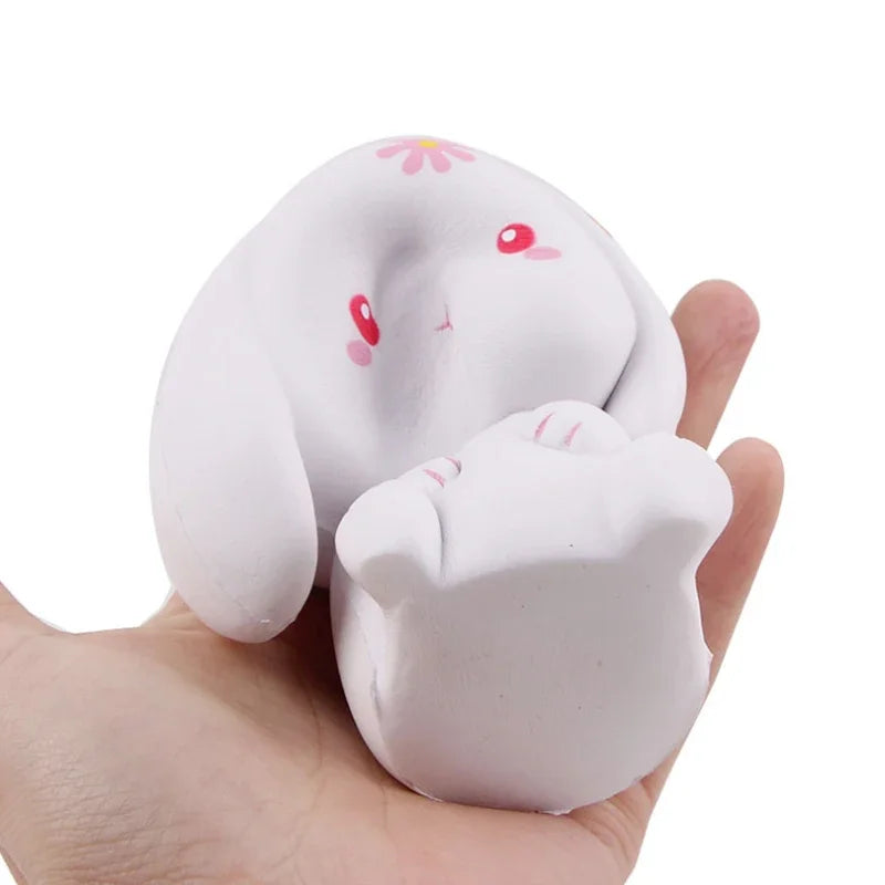 Squishy Kawaii Jumbo Rabbit Simulation Cream Scented Slow Rising Squishies Creative Soft Stress Relief Squeeze Toys 11x10 CM