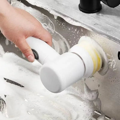 Multifunctional Electric New Cleaning Brush USB 5-in-1 Handheld Bathtub Brush Cleaner Sink Bathroom Kitchen window Cleaning Tool