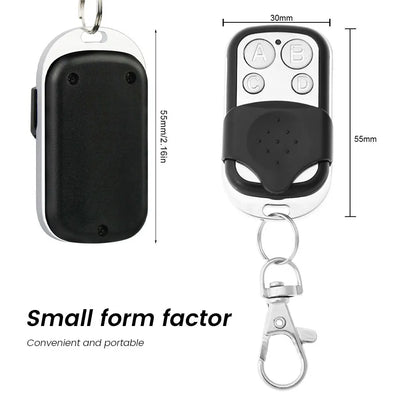 Metal Push Button Remote Control Transmitter ABCD / Lock Unlock 4Button 433MHz Universal 4 Buttons Garage Door Opener Remote