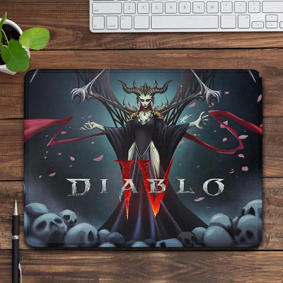 Diablo 4 Gaming Mouse Pad Anime Small Mousepad Gamer Pc Accessories Red Overlock Mouse Mat Office Desk Mat Computer Mause Pad