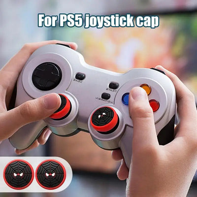 4Pcs Silicone Gaming Controller Thumbstick Grip Cap Joystick Cap Anti-Slip Joystick Cover For Playstation 5 XBOX PS5 Accessories