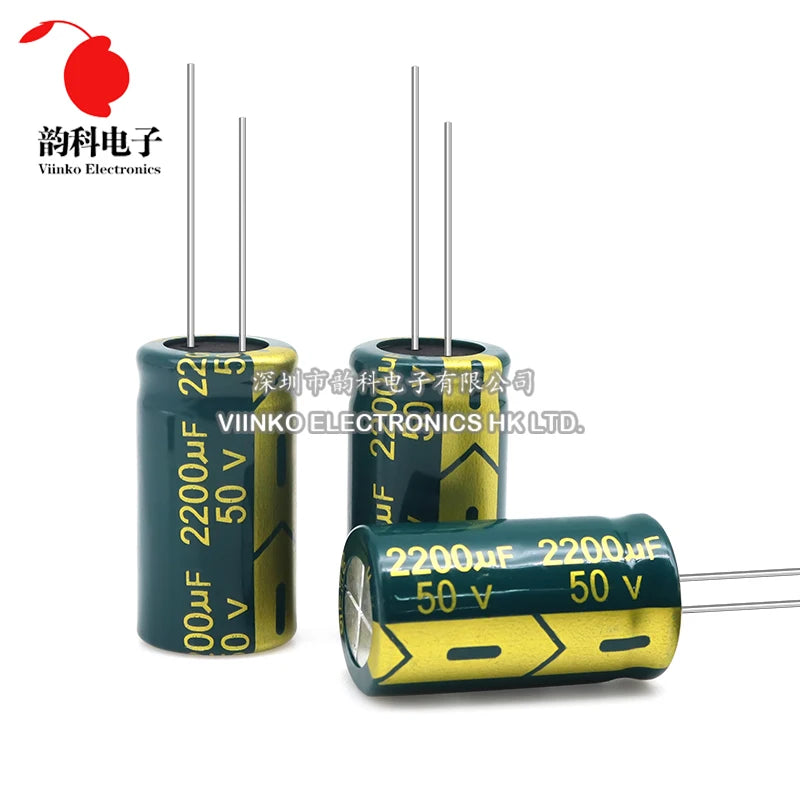 10V 16V 25V 35V 50V 400V 450V High Frequency Low ESR Aluminum Capacitor 10UF 100UF 220UF 330UF 470UF 680UF 1000UF 2200UF 3300UF