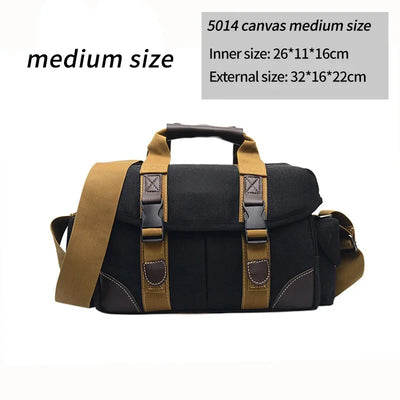 Camera Bag Travel Shoulder Bag Water-resistant Shock-proof for DSLR/SLR/Mirrorless Camera Case with Removable Dividers