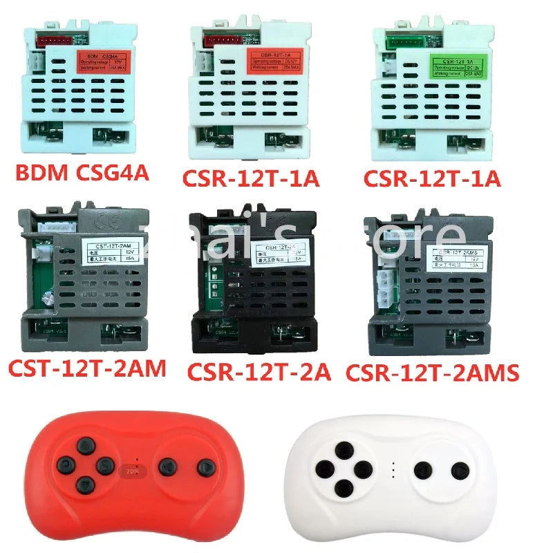 CSR Series BDM CSG4A CSR-12T-1A -2M -2A -2AMS Children Electrical Car Receiver Controller Electric Vehicle Toy Accessories 2.4G