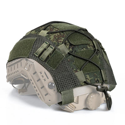 Tactical Helmet Cover for Fast MH PJ BJ OPS-Core Helmet Airsoft Paintball High-cut Helmet Cover camo with Elastic Cord