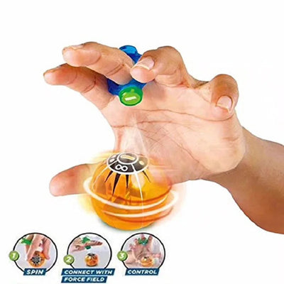 Fingertip Magic Ball Magnetic Rings Controlled Spinner Ball Creative Children's Educational Toys Double Battle Stress Relief Toy