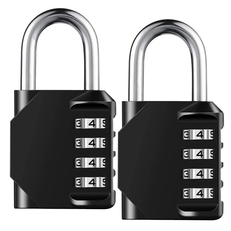 1pc Combination Lock Resettable 4 Digit Padlock with Combination Waterproof and Heavy Duty Combination Padlock Outdoor