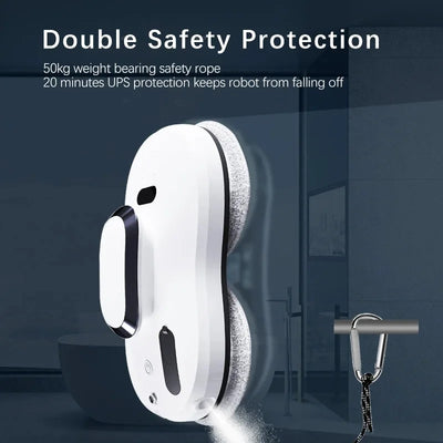 Household Window Inserting Robot Automatic Water Spray Cleaning Robot Vacuum Cleaner With Remote Control Electric Window Wiper