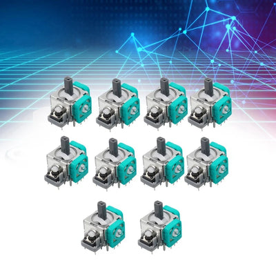 10Pcs 3D Analog Joystick For PS5 Game Console Joystick Replacement Sensor Module Potentiometer