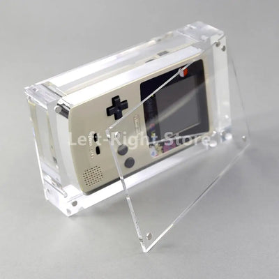 1PC For GBA GBC Transparent Storage Acrylic For Game Boy Micro GBM Console Cover Shell Cards Slot Box Display Stand Accessories