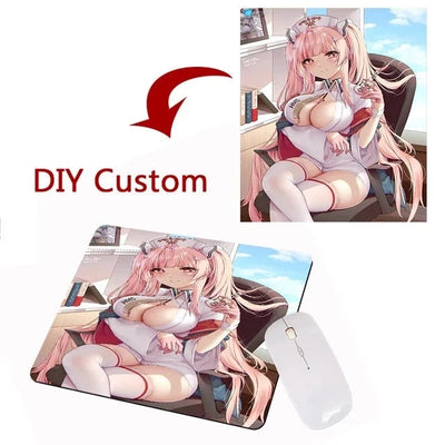 Diy Custom Desk Protector Mats Table Gaming Laptop Gamer Mausepad Varmilo Mat Computer Keyboards Accessories Anime Mouse Pad