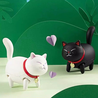 Electric Cat Blind Box Walking Animal Mysterious Surprise Box Figure Toys Guess Bag Diy Fat Cat Kids Birthday Toys Gifts