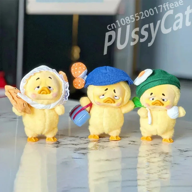 In Stock Upset Duck Work Upsets Me Blind Box Hard Working Duck Mystery Box Surprise Gift Troublesome Duck Action Figure Toys