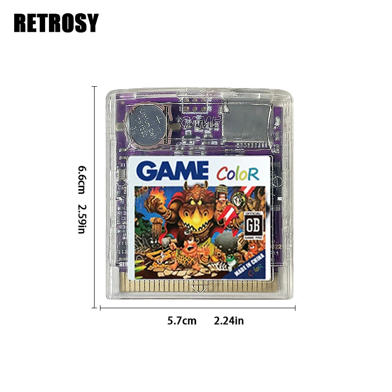 For Game Boy Color GB PRO+ GBC Console game Cartridge EDGBS PRO Version Power Saving Remix Game Card With Reset