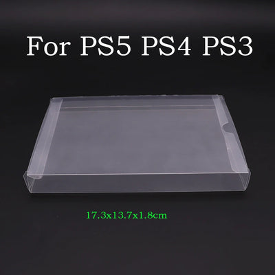 10PCS Clear Transparent Game Cartridge Box Case CIB Games Plastic PET Protector for N64 NES SNES for GB GBA GBC NGPC Switch