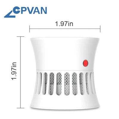 CPVAN  Smoke Detector 85db Sound Independent Fire Alarm Home Security System Smokehouse Security Protection Smoke Alarm Sensor