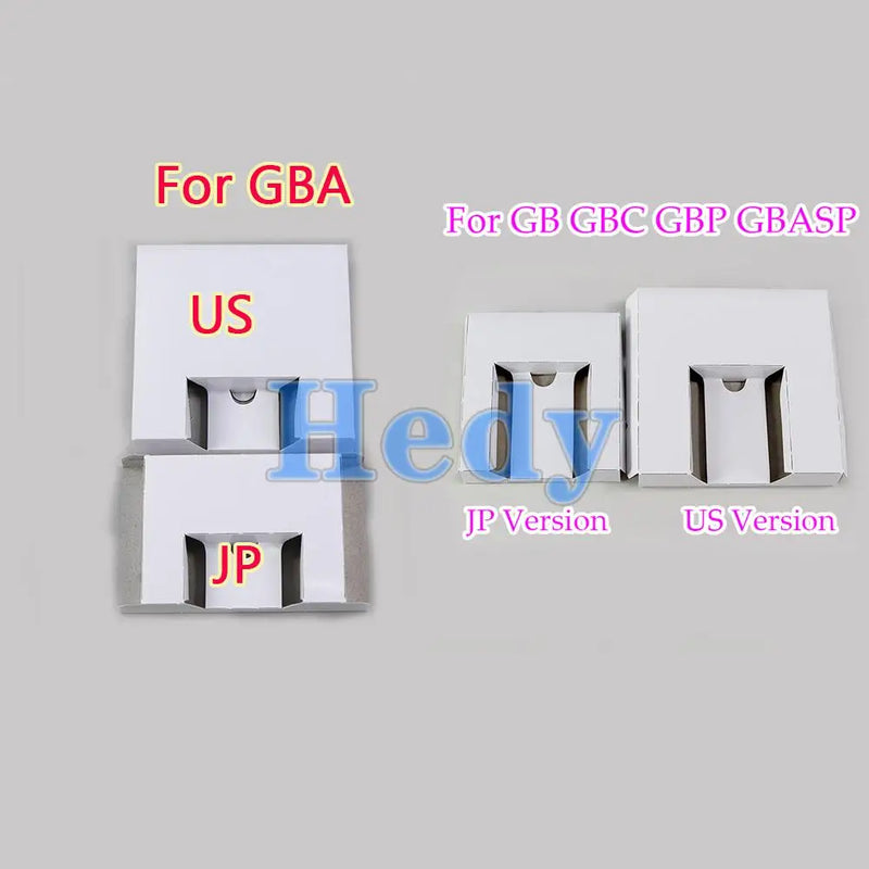 1PC Carton Replacement Cardboard Inner Inlay Insert Tray For GB GBC GBP GBASP GBA Game Cartridge US Version JP Version