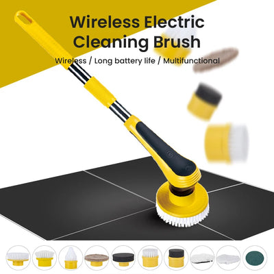 Electric Cleaning Brush Multifunctional Household Cleaning Machine Wireless Window Cleaner USB Rechargeable 2 Gears Speed