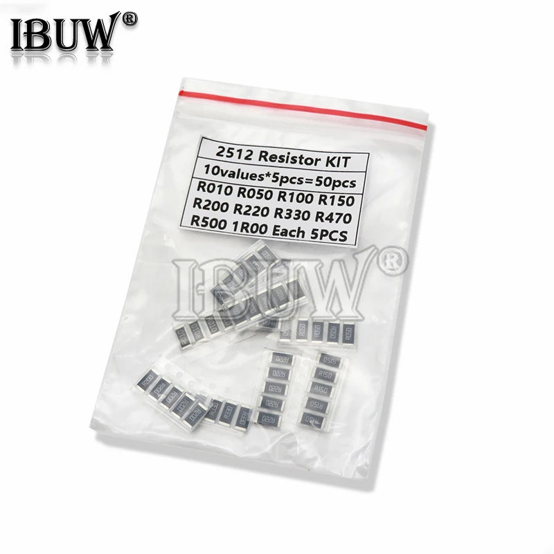 200PCS 660PCS 720PCS 4000PCS 0402 0603 0805 1206 1210 2512 SMD Resistor Kit igmopnrq Assorted Kit 10K 100K 1K 1R 100R 220R 1% 5%