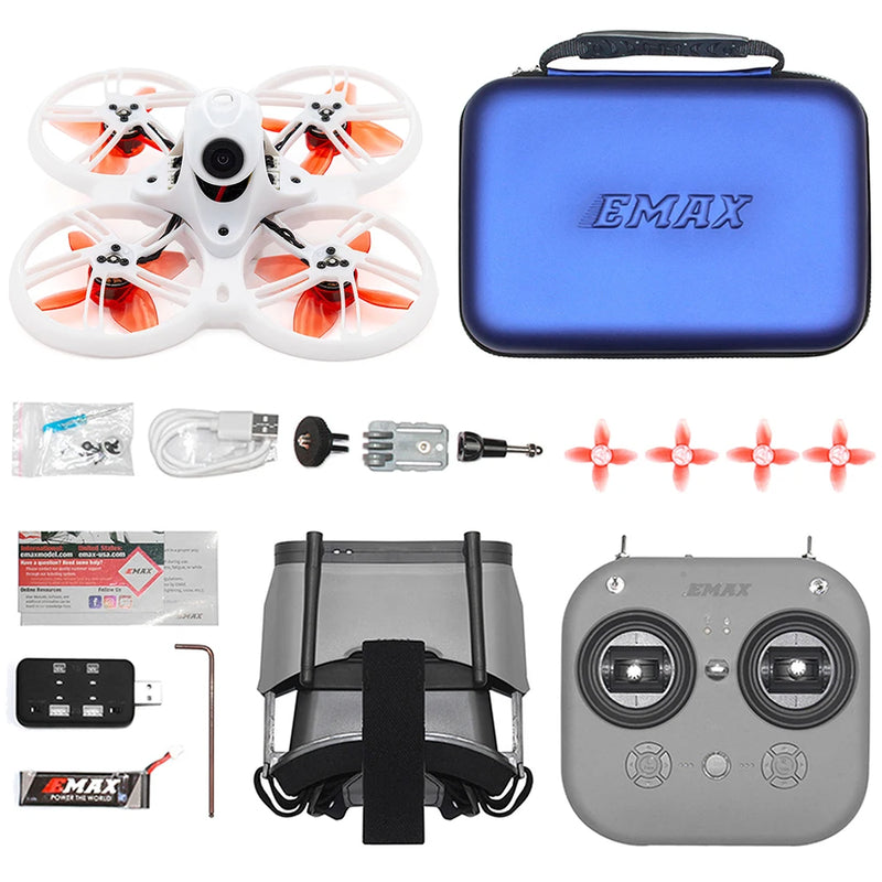 Emax Tinyhawk 3 III FPV Drone RTF Kit with Goggles  Transmitter Controller Remote Receiver FPV Starter Racing Drone Quadcopter