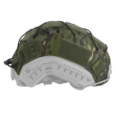 Airsoft Helmet Cover Camouflage Tactical FAST Helmet Cloth Hunting Shooting Helmet Accessories with Elastic Cord