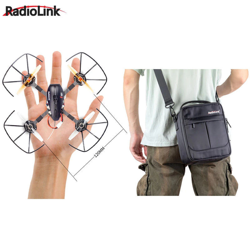 Radiolink F121 121mm 2.4GHz Outdoor/Indoor RTF FPV Racing Drone T8S Controller R8SM Receiver 5.8G Image Transmission For RC Toy