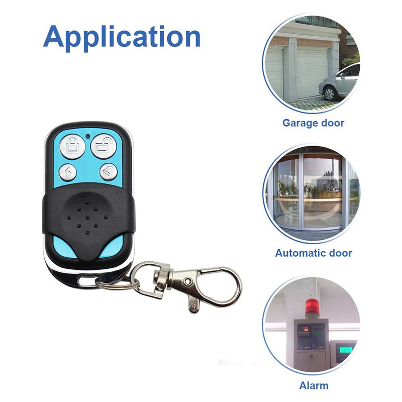 4 Buttons 433.92 Mhz Garage Gate Door Opener Duplicator Copy Remote Controller 433MHZ Remote Control Clone Cloning Code Car