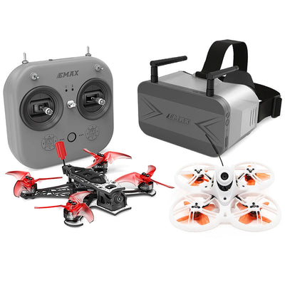 EMAX Tinyhawk III Plus/Plus Freestyle FPV Racing Drone Kit RTF BNF 1/2S 2.4GHz ELRS with E8 Transmitter Analog/HD Zero