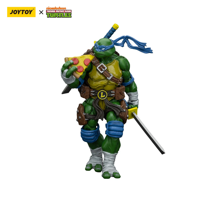 [IN STOCK]JOYTOY 1/18 Action Figure TMNT Ninja Turtles Michelangelo Donatello Leonardo Raphael Model Toys