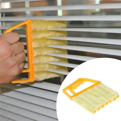 Vent Blinds Cleaner Cloth Brush Auto Air Conditioner Microfiber Air Conditioner Duster Car Electric Fan Cleaner Washable Tool