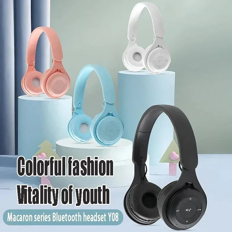 Y08 Gaming Earphone Bluetooth Earphones With Mic Stereo Portable Headphones Blutooth Gamer Headset Choice Bass Mp3 Players Music