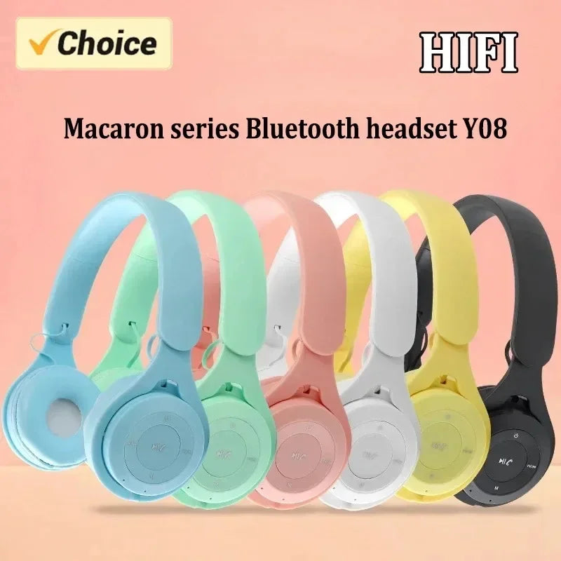 Y08 Gaming Earphone Bluetooth Earphones With Mic Stereo Portable Headphones Blutooth Gamer Headset Choice Bass Mp3 Players Music