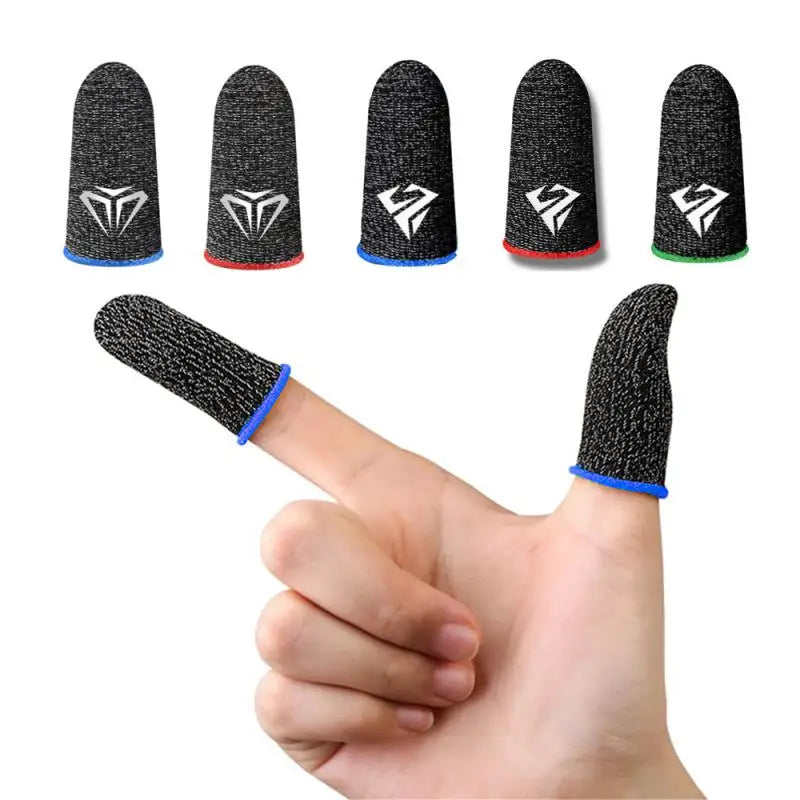 2PCS Gaming Finger Cover Sleeve For Swtich/PUBG/APEX/PS5/PS4 Game Touch Screen Glove Fingertip Cot Phone Gaming Accessories