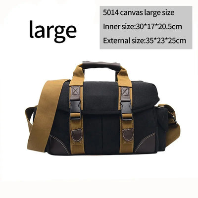 Camera Bag Travel Shoulder Bag Water-resistant Shock-proof for DSLR/SLR/Mirrorless Camera Case with Removable Dividers