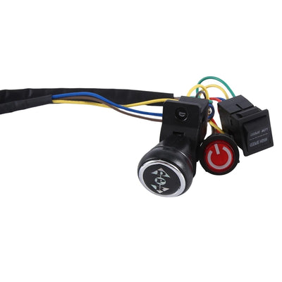 Children Electric Car DIY Modified Wires and Switch Kit, Kids Electric Car 4WD Ride on Toys Accessories Single Line