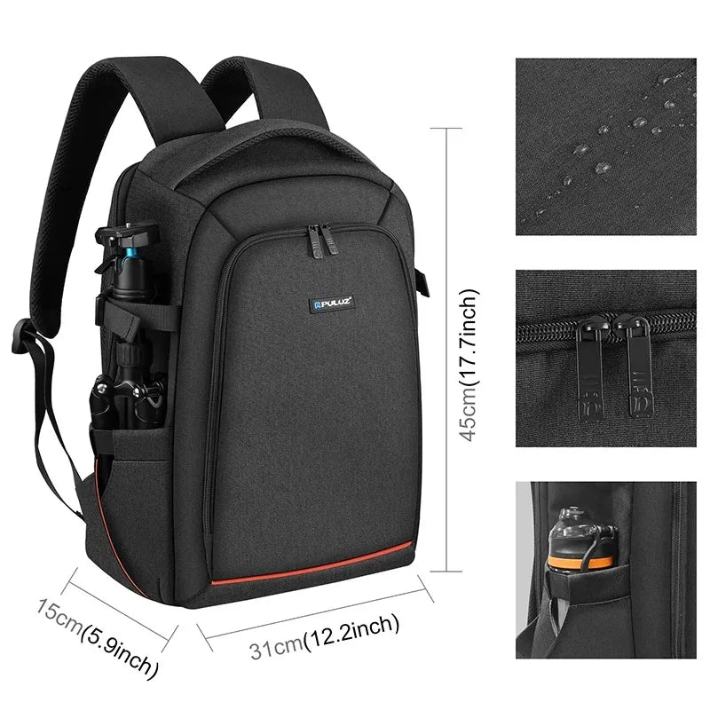 Camera Backpack Outdoor Portable Waterproof Photography Backpack Suitable for SONY, Canon, Nikon, Lens, Universal Joint, Drone