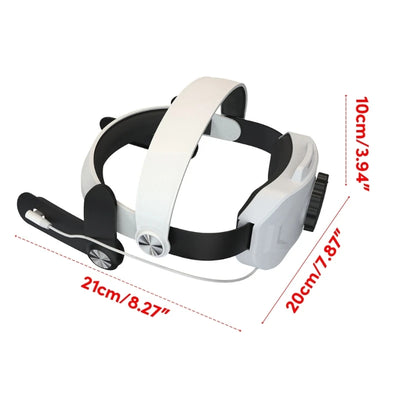 R91A Adjustable Head Strap for 3 Gaming Improve Comfort and Stability Headband with Built in 6000mAh Battery Better Fit