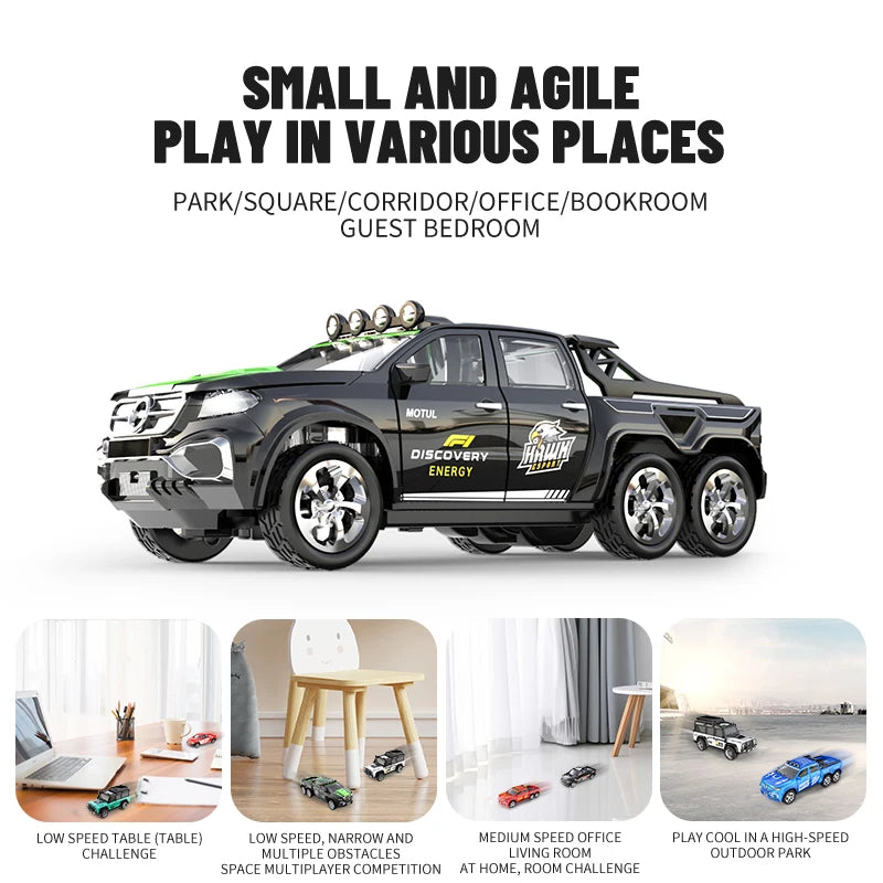 New RC Car MINI Alloy 1/64 Remote Control Car Convenient to Carry 60 Minutes of Work Time Children&