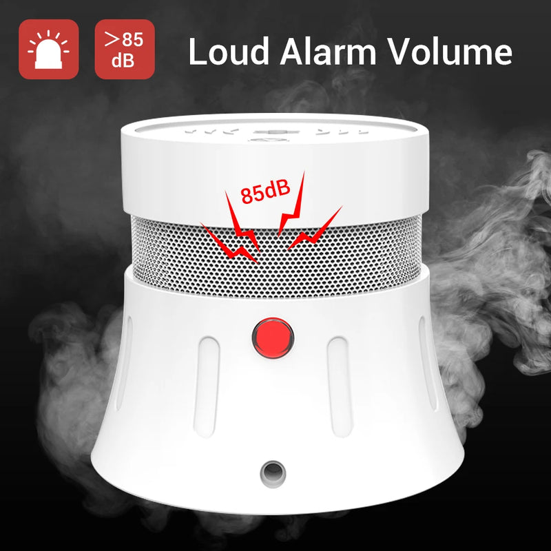 CPVAN Home Security-protection Fumar Fire Alarm Sound 85db Independent Smoke Detector 5 Year Battery Flame Detector Smoke Sensor