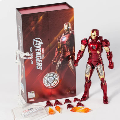 ZD Toys Iron Man Mark MK 1-7 42 43 50 85 7" Action Figure Joint Movable Model Toy